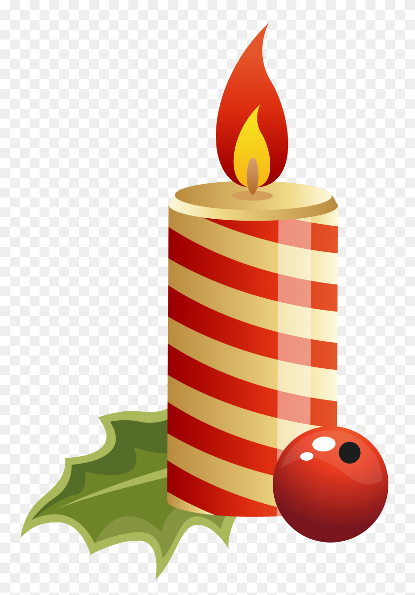 3388x4974 Red Christmas Candle Png Clipart - Christmas Candle Clipart