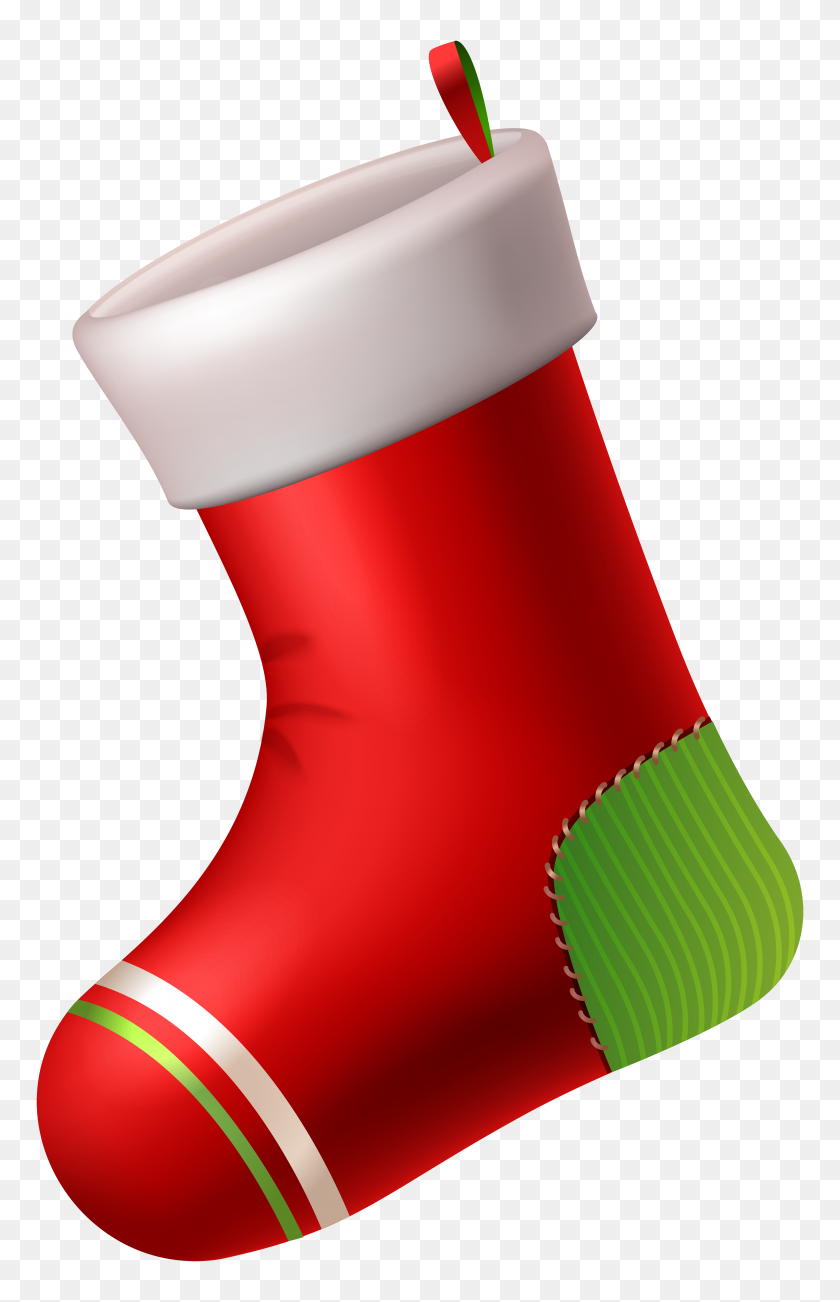 5021x8000 Red Christmas Stocking Png Clip - Christmas Stocking PNG