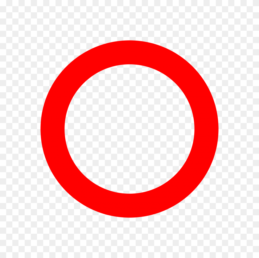 2000x2000 Red Circle - Red Circle PNG