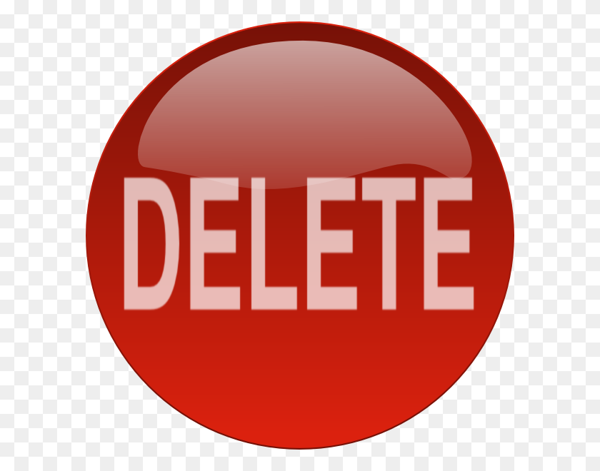 600x600 Red Circle Delete Button Png - Red Circle PNG Transparent