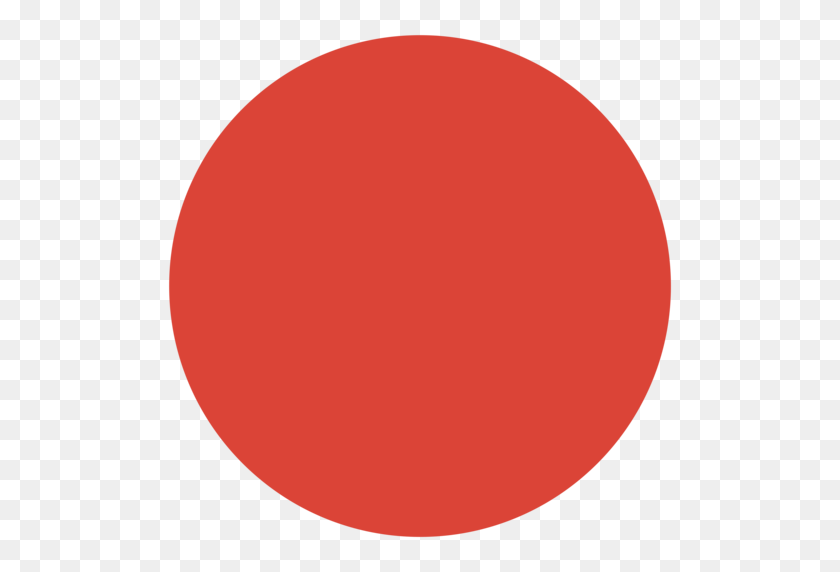 512x512 Красный Круг Emoji - Циркуло Рохо Png