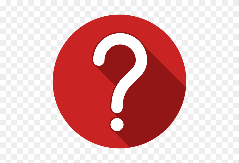 512x512 Red Circle Question Mark Icon - Question Mark Icon PNG