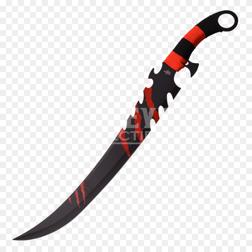 850x850 Red Claw Marks Fantasy Sword - Claw Mark PNG
