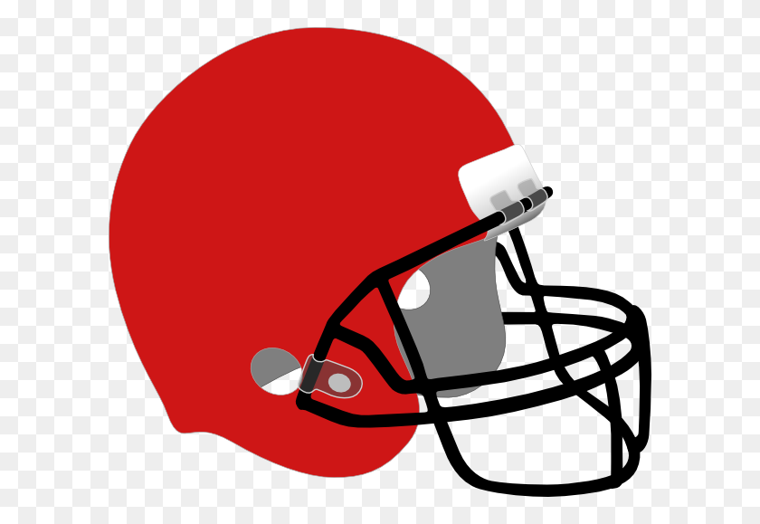 600x519 Red Clipart Football - Football Stitches Clipart