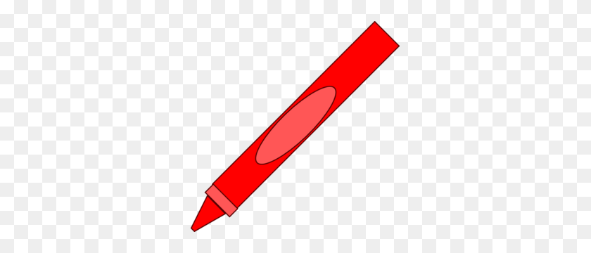 297x300 Red Clipart Red Crayon - Crayon Clipart Outline
