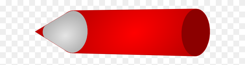 600x164 Lápiz De Color Rojo Cliparts Descargar - Lápices De Colores Clipart