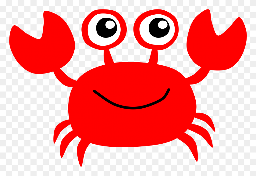 2294x1521 Red Crab - Cute Jellyfish Clipart