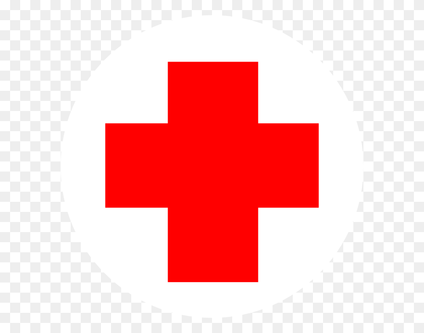 600x600 Red Cross Circle Clip Art - Red X Clipart