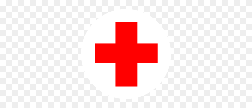 300x300 Красный Крест Круг Клипарт - Американский Красный Крест Логотип Png