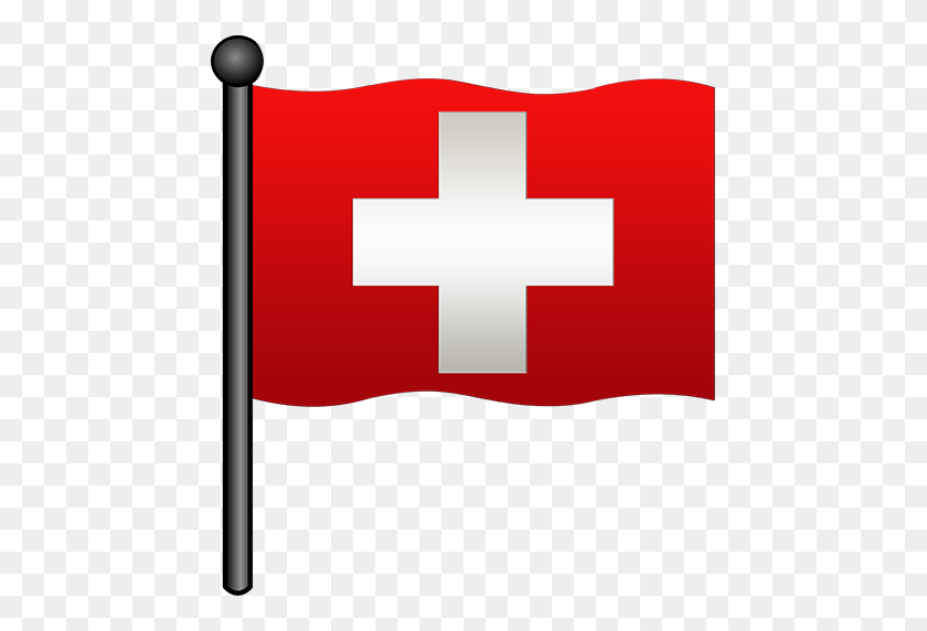 512x512 Изображение Флага Красного Креста - Красный X Клипарт