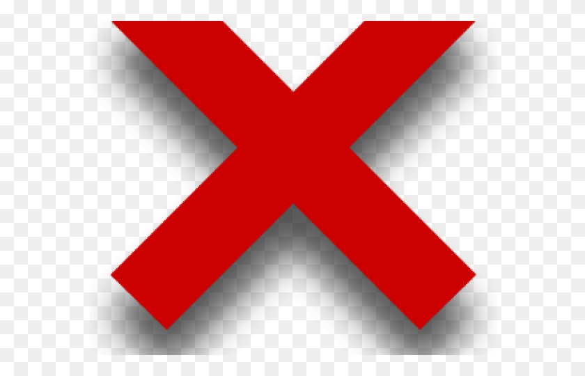 640x480 Red Cross Mark Png Transparent Images - X Mark PNG