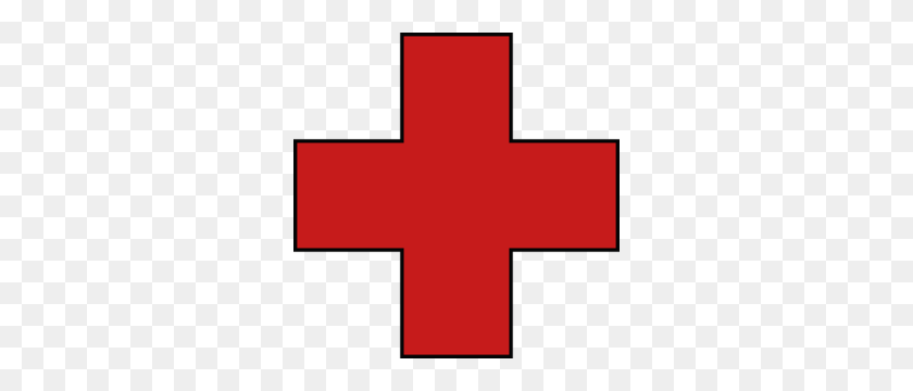 300x300 Red Cross Outline Clipart - Cross Outline Clipart