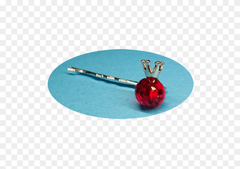530x530 Red Crystal Ball Crown Hairpin - Crystal Ball PNG