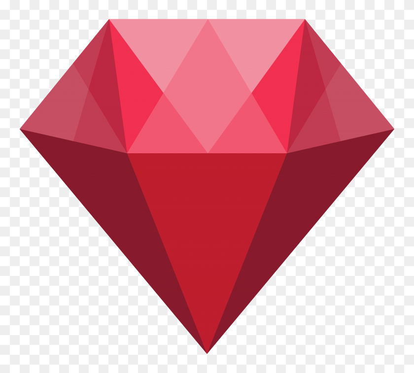 6000x5366 Red Crystal Transparent Png Clip Art - Crystal PNG