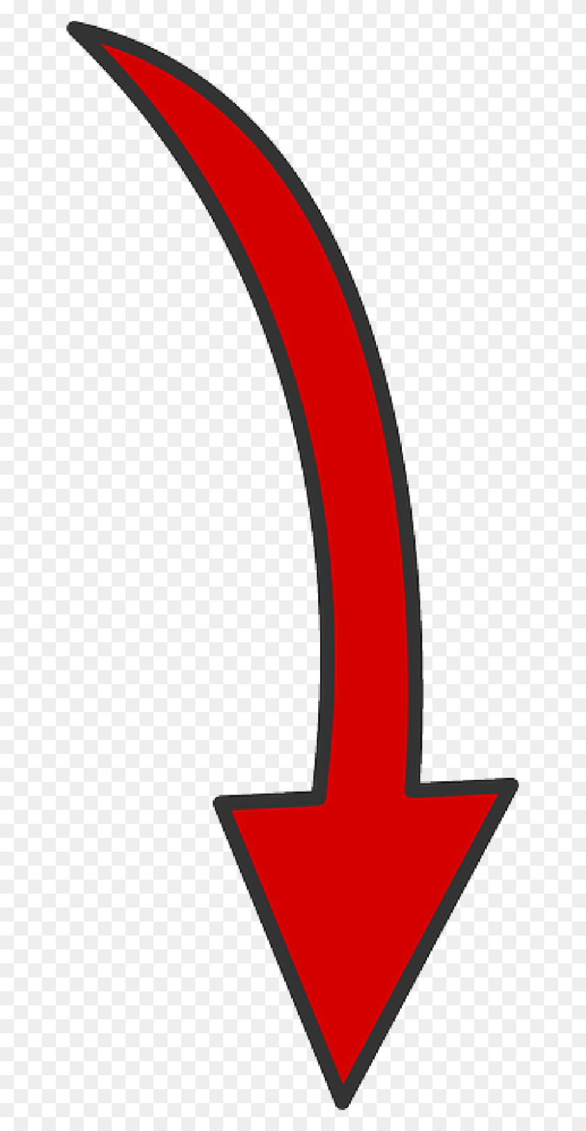 800x1600 Red Curved Arrow Png White Pictures To Pin Free Image - Red Curved Arrow PNG