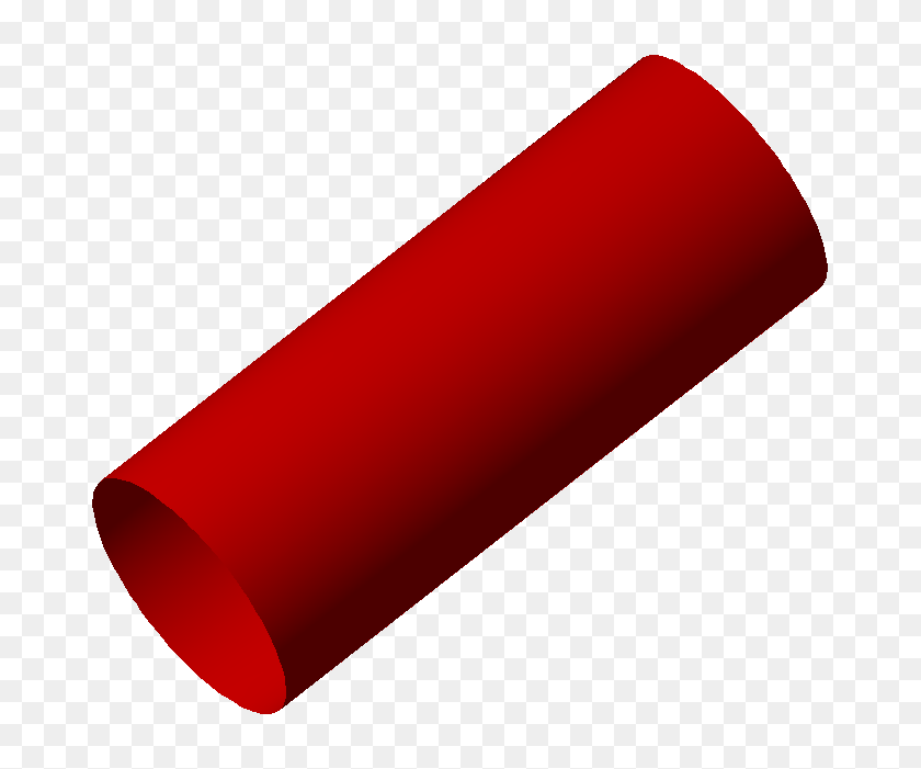 711x641 Red Cylinder - Cylinder PNG