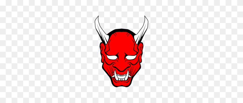 222x298 Red Devil Face Clip Art - Evil Face Clipart