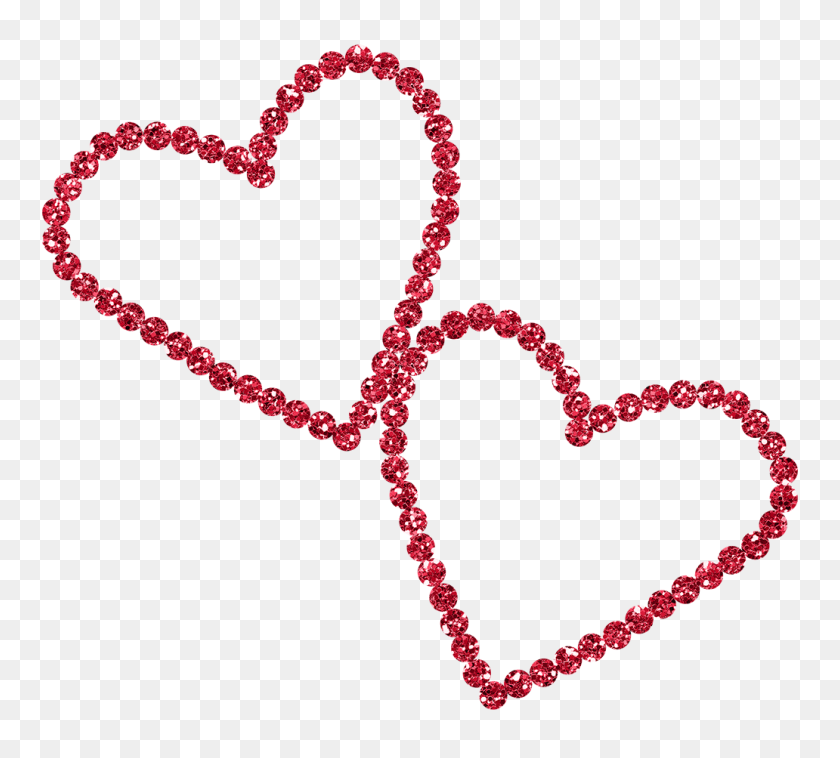 1032x924 Red Diamond Hearts Png Clipart - Yummy Clipart