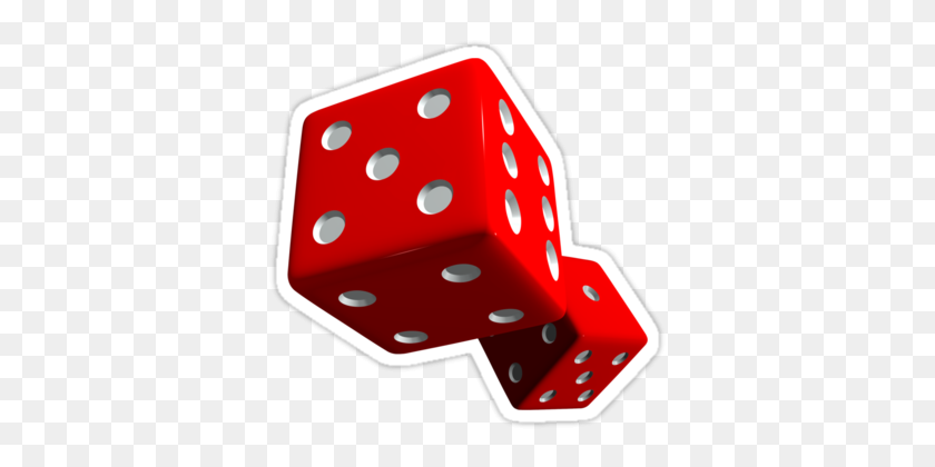 375x360 Red Dice Png Clipart Best - Red Dice PNG