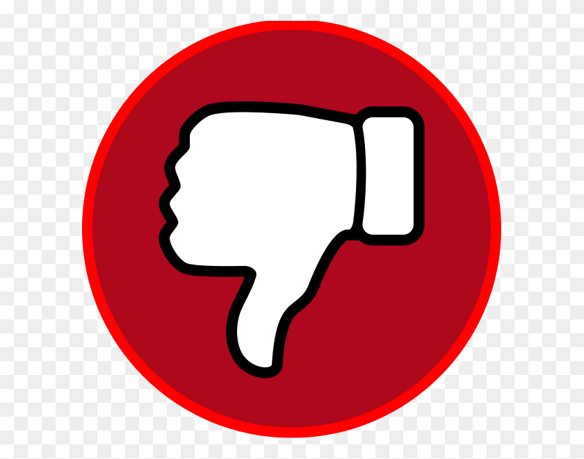 603x601 Red Dislike Symbol Emoji Png Image - Thumbs Down Emoji PNG