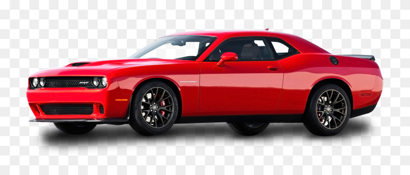 2328x896 Red Dodge Challenger Car Png Image - Muscle Car PNG