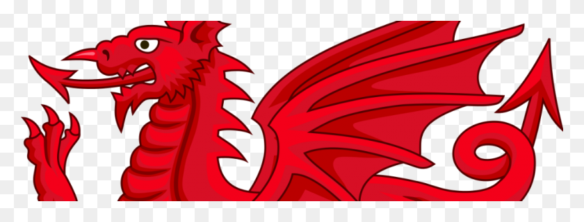 1050x350 Red Dragon - Red Dragon PNG