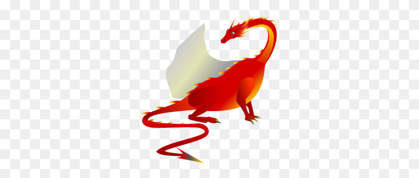 273x298 Red Dragon Clip Art - Red Dragon PNG