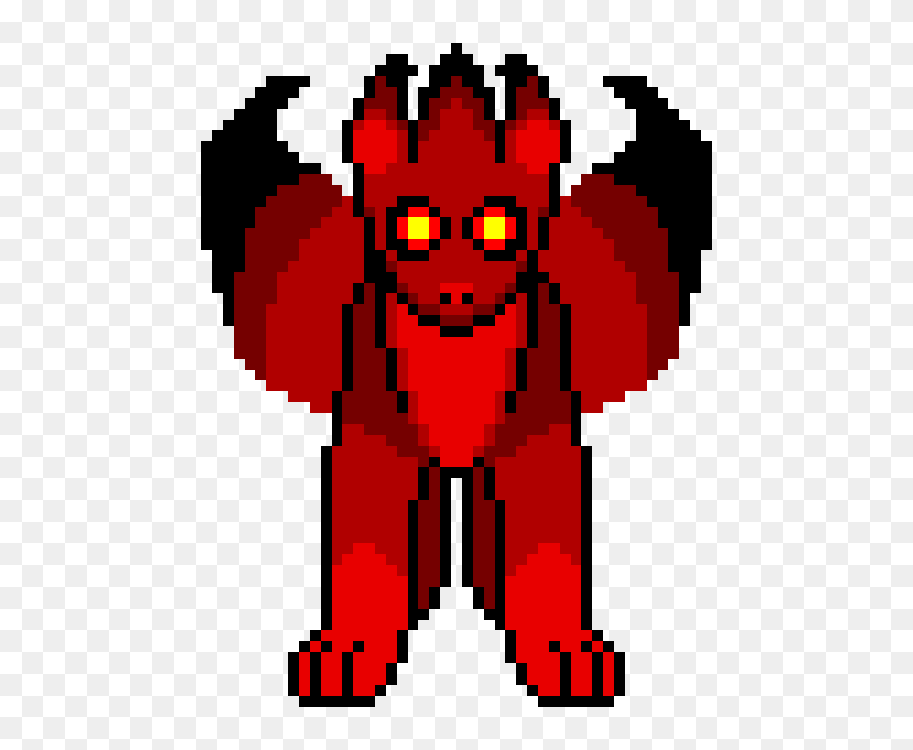 650x630 Красный Дракон Pixel Art Maker - Красный Дракон Png