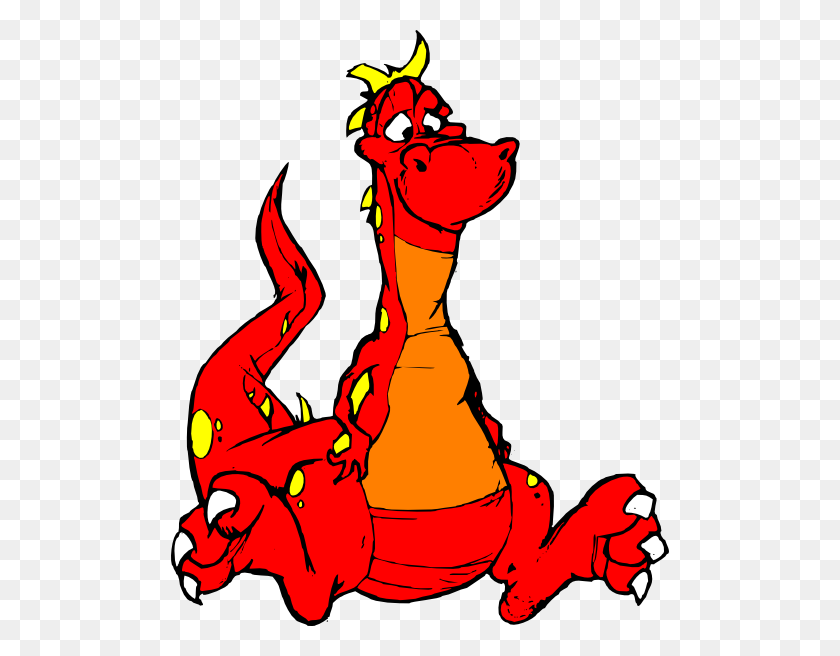 498x596 Red Dragon Png, Clip Art For Web - Dragon Head Clipart