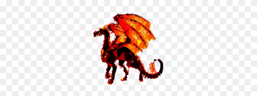 256x256 Red Dragon Vec Icon Download - Red Dragon PNG