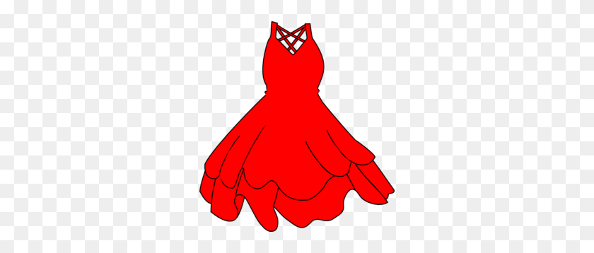 276x298 Red Dress Clip Art - Tango Clipart
