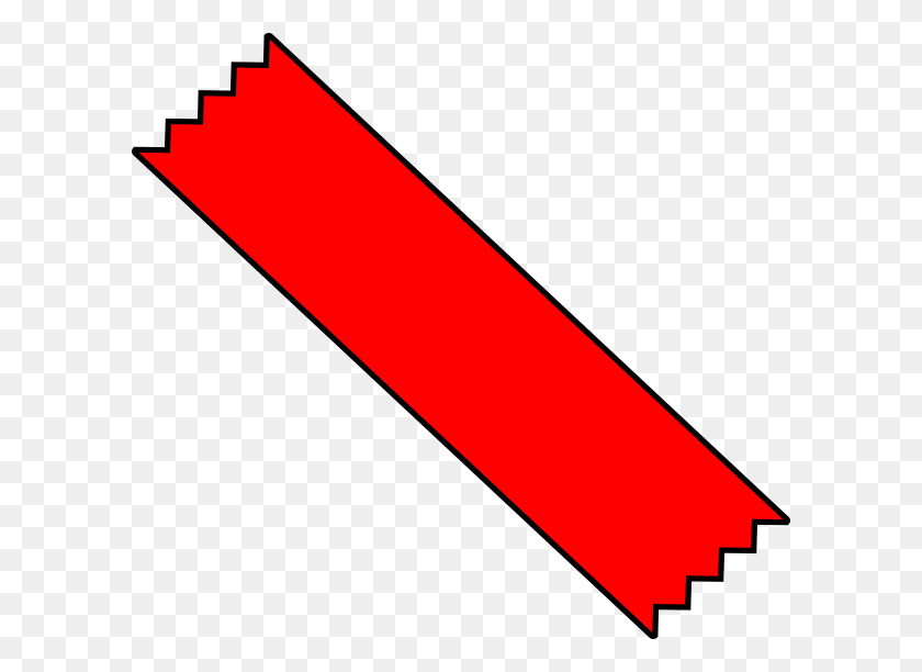600x552 Red Duct Tape Clip Art - Tape Clipart