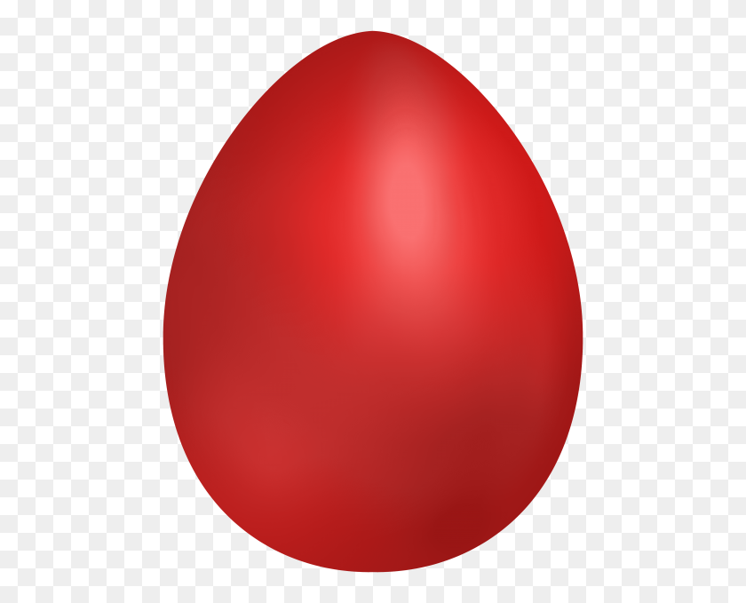 480x619 Red Easter Egg Png - Easter PNG