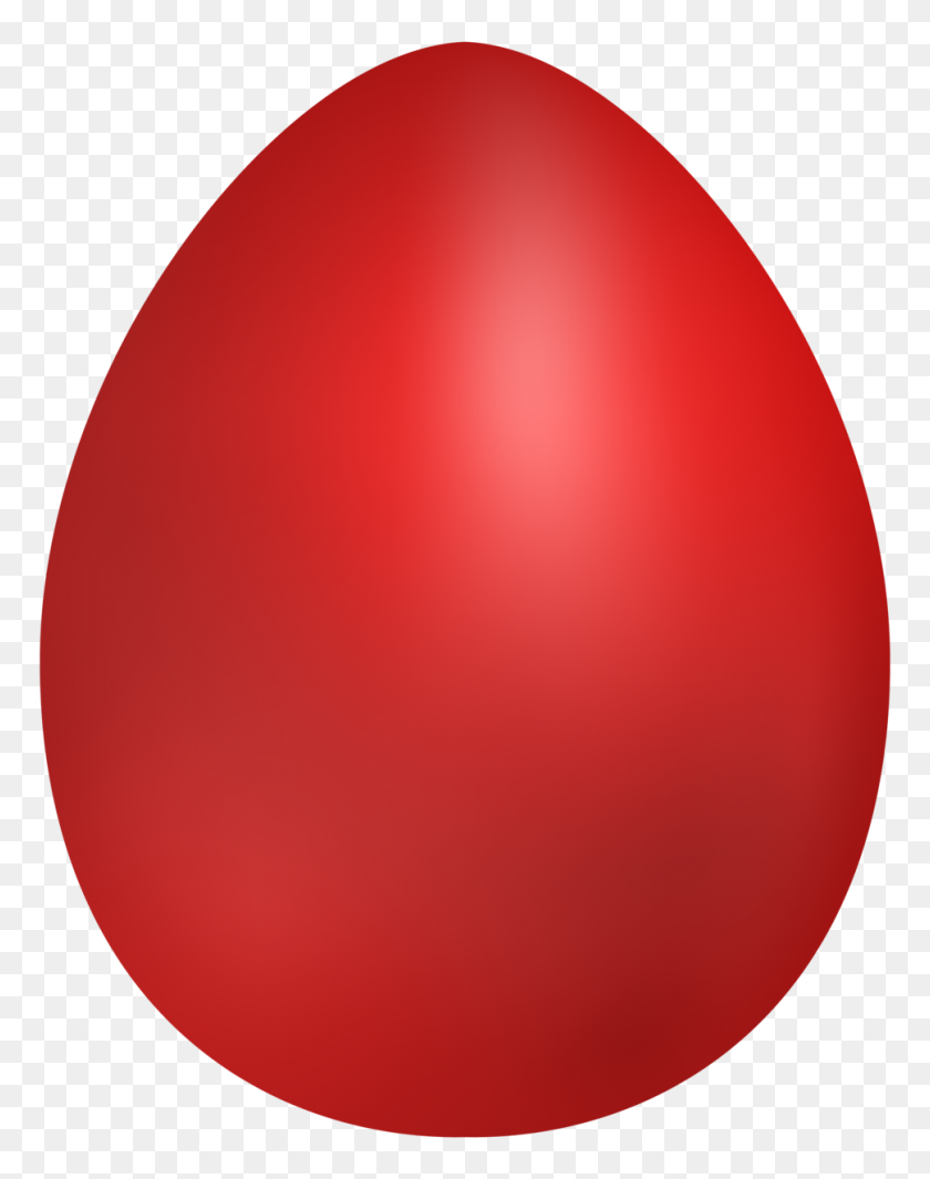 970x1250 Red Easter Egg Png Clip Art - Red Oval PNG