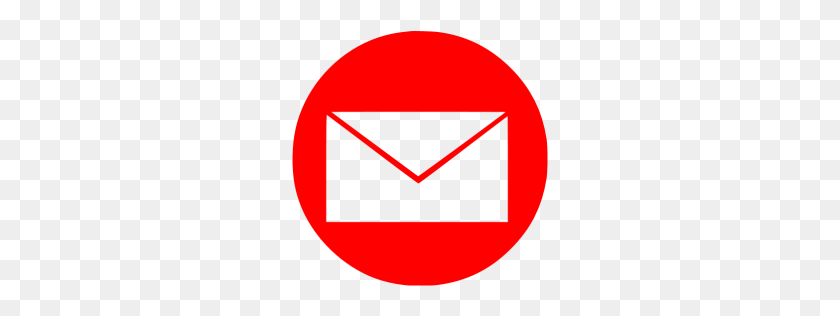 256x256 Красный Значок Электронной Почты - Электронное Письмо В Формате Png
