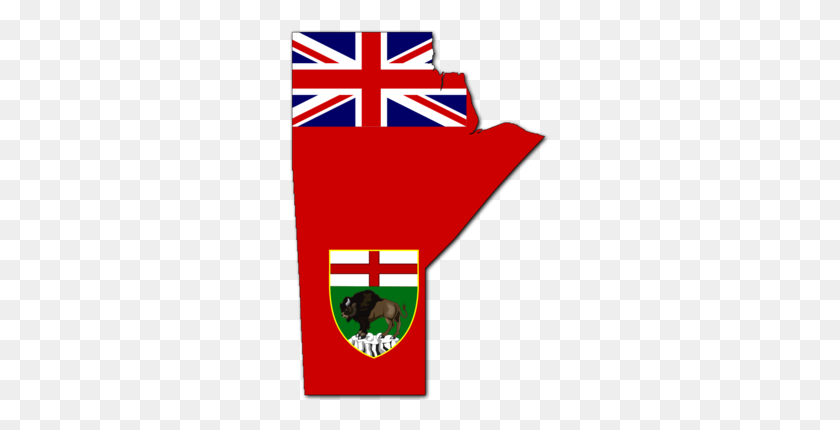 260x370 Красный Флаг - Клипарт Флаг Канады