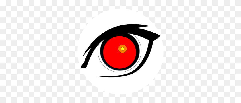 300x300 Red Eye Clip Art - Red Eyes Clipart