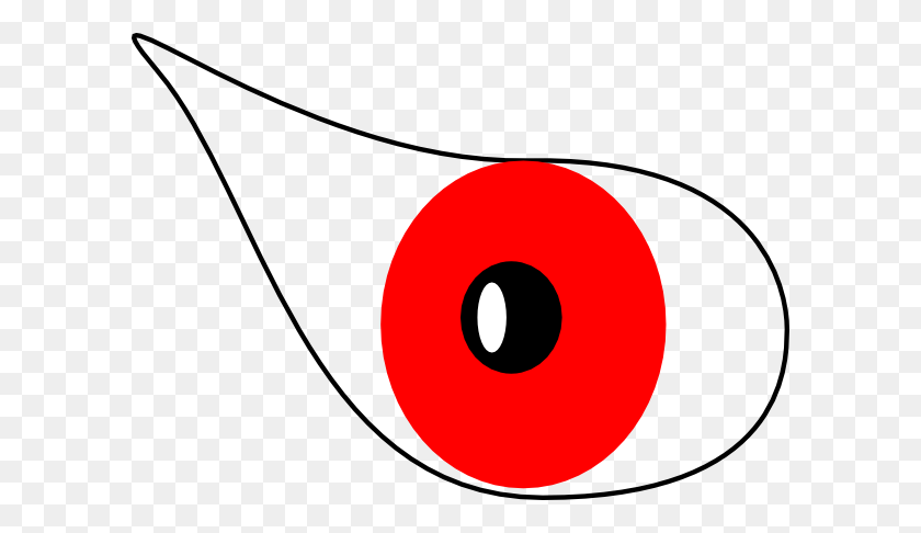 600x426 Red Eye Clip Art - Eyeball Clipart