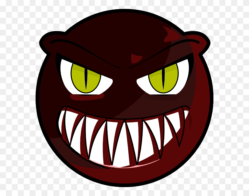 600x600 Red Eye Clip Art Angry Red Eyes - Mean Face Clipart