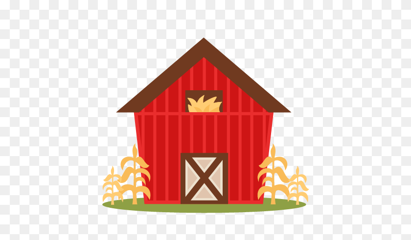 432x432 Red Farm Cliparts - Country House Clipart