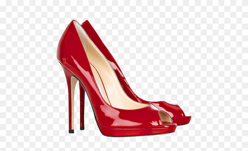 476x451 Red Female Heels Png Clipart - High Heels PNG