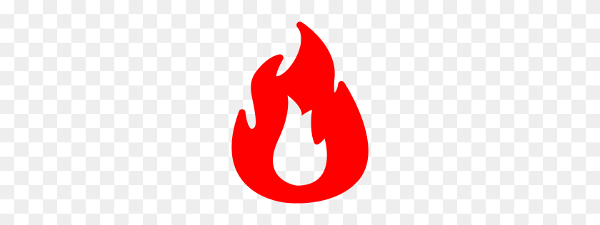 256x256 Red Fire Icon - Fire Icon PNG