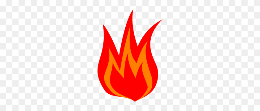 210x299 Red Fire Logo Clip Art - Red Flames PNG