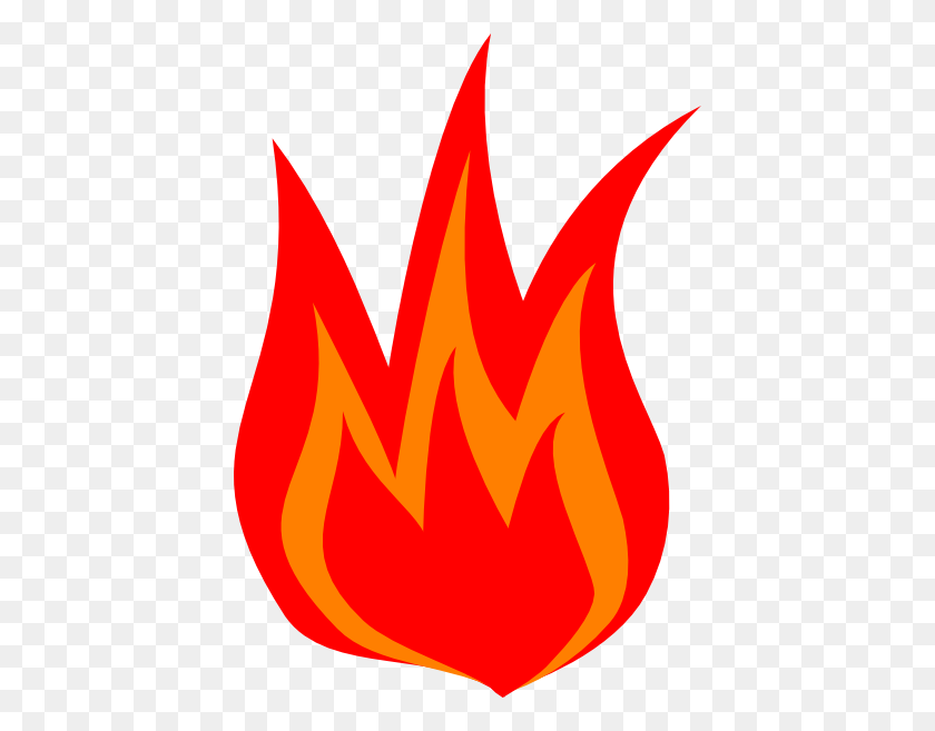 420x597 Красный Огонь Логотип Картинки - Огонь Клипарт Png