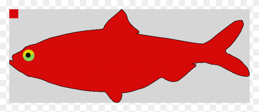 800x312 Red Fish Clip Art - Red Fish Clipart