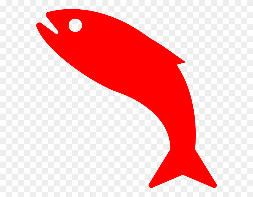 600x596 Красная Рыба Картинки - Рыба Клипарт Png