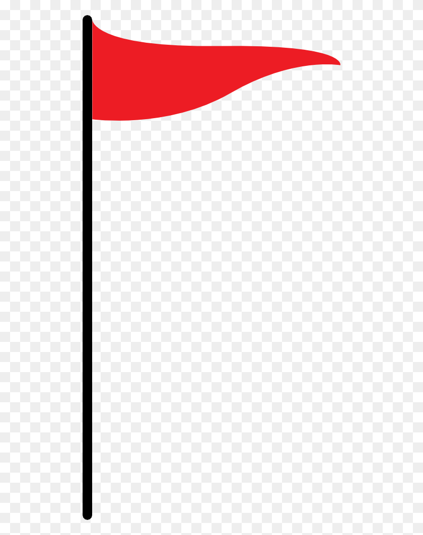 512x1004 Bandera Roja Clipart - Bandera Png