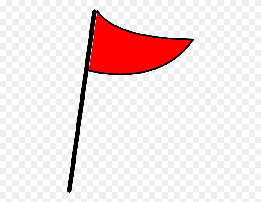 408x591 Red Flag Cliparts - Waving Flag Clipart