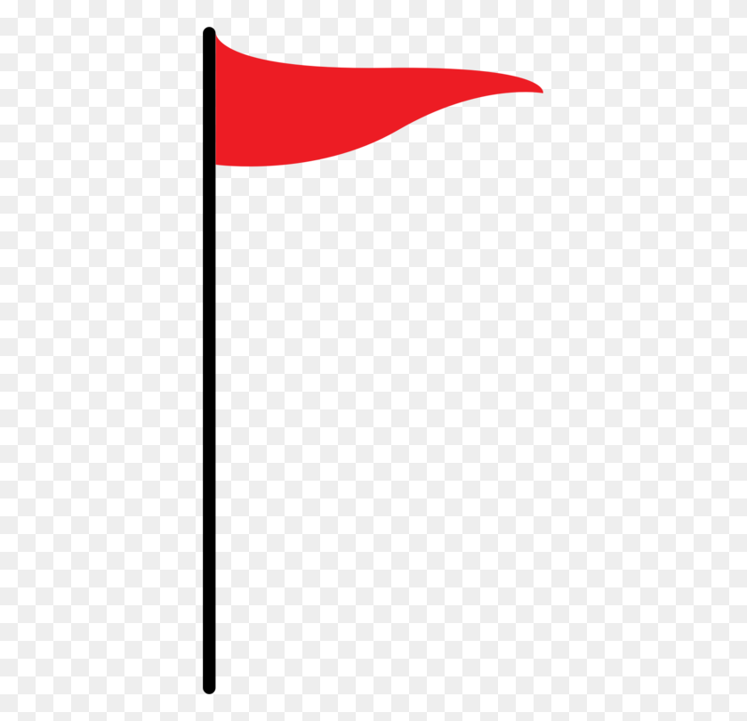 383x750 Red Flag Golf Computer Icons Flag Of The United States Free - Pennant Clipart