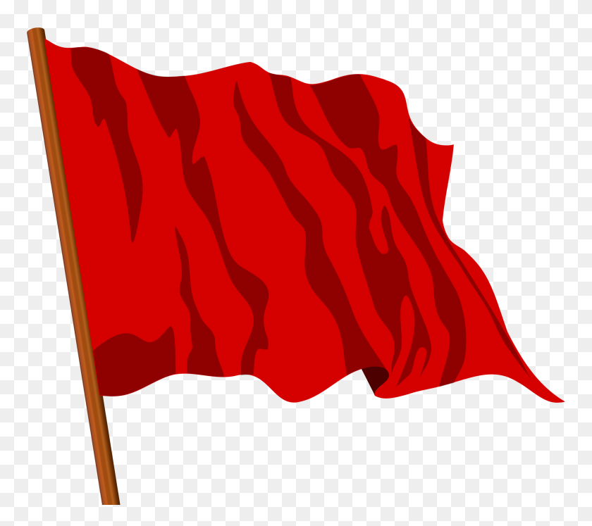 2000x1764 Red Flag Ii - Red Flag PNG